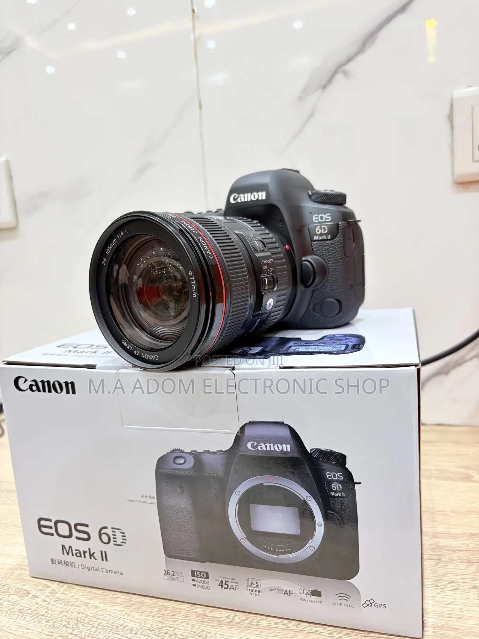 Canon Eos 6D Mark II Digital Camera With 24-105mm USM Lens