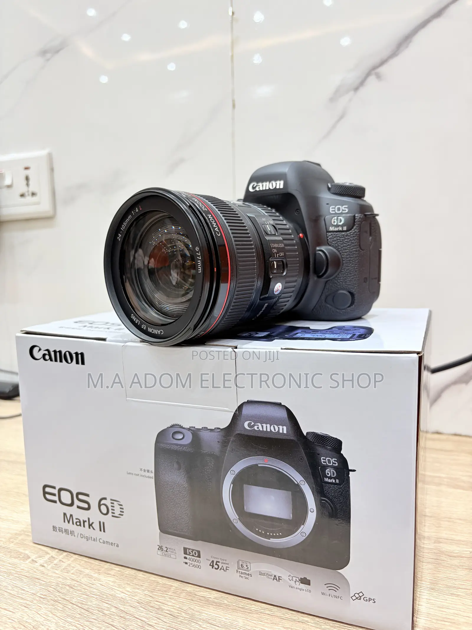 Canon Eos 6D Mark II Digital Camera With 24-105mm USM Lens
