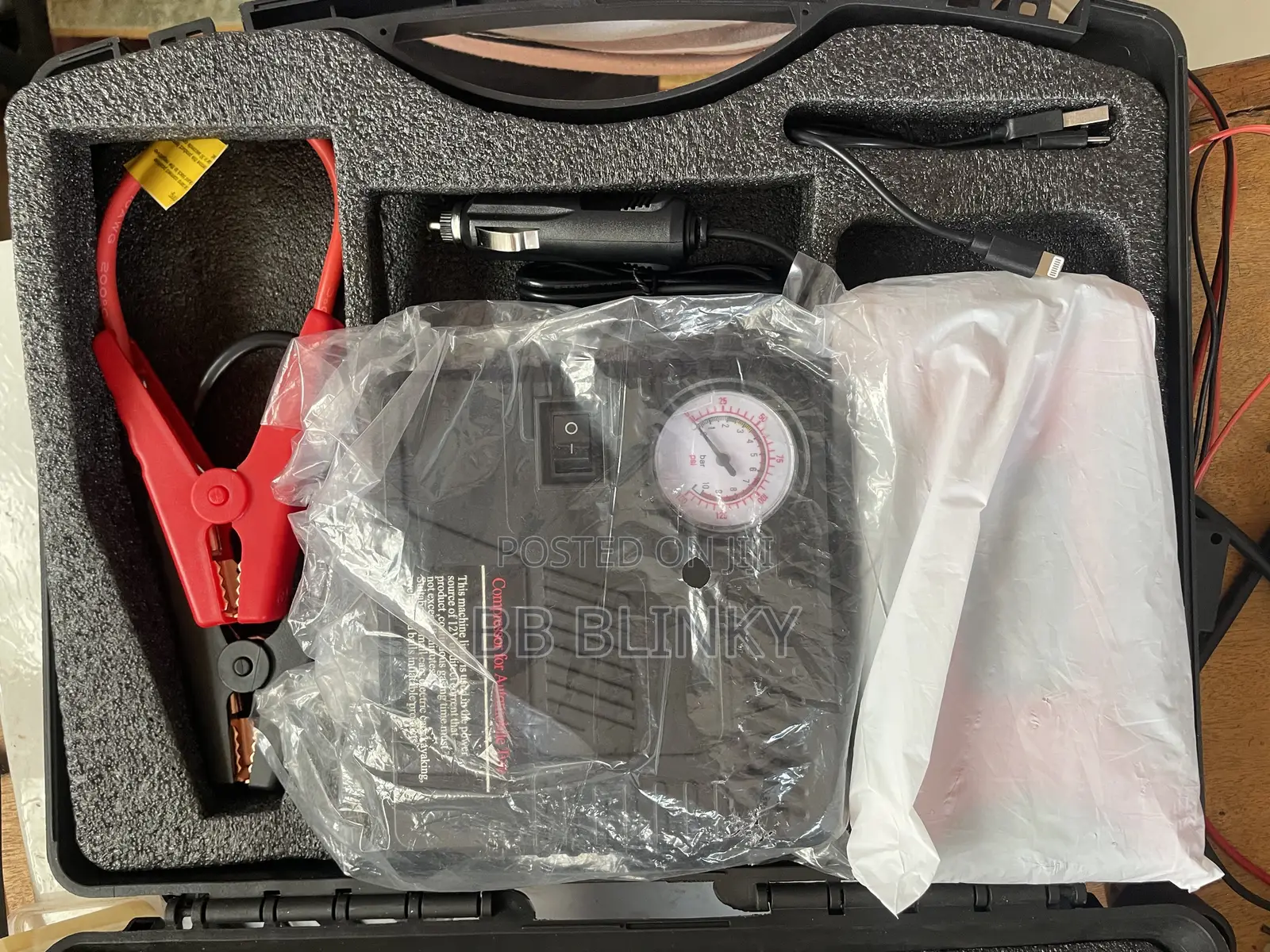 Car Jump Starter and Tire Pump