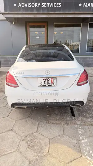 Mercedes-Benz C400 4Matic AWD Sedan (3.0L V6 7A) 2015 White