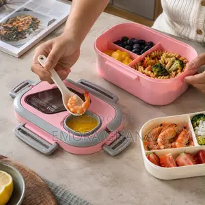 3-in-1 Lunch Box Set With Cup Insulated Bag