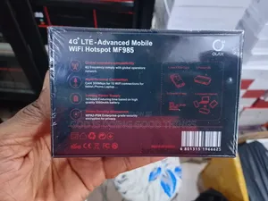 Olax 4G+ LTE Universal Sim Pocket Mifi (Mf985)