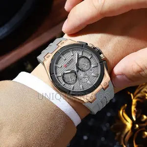 CURREN High Quality Chronograph Wrist Watch (Rubber Strap)