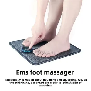 Foldable EMS Foot Massager Mat - Rechargeable