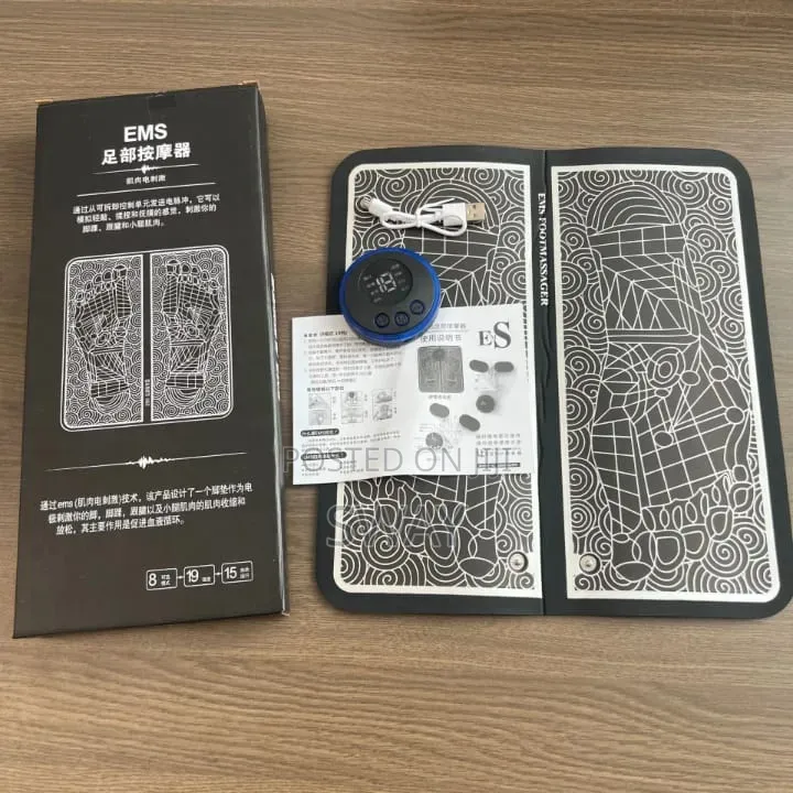 Foldable EMS Foot Massager Mat - Rechargeable