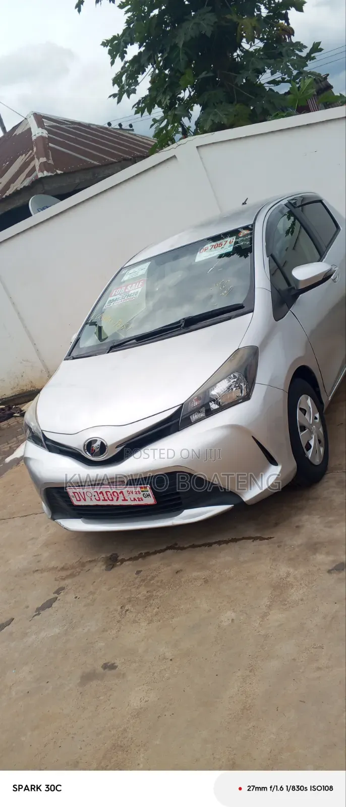 Toyota Vitz 1.3 AWD 3dr 2016 Silver