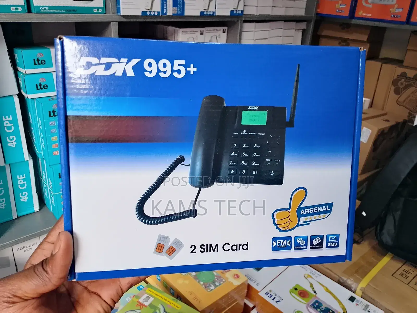 DDK 995+ GSM 2sim Wireless Telephone