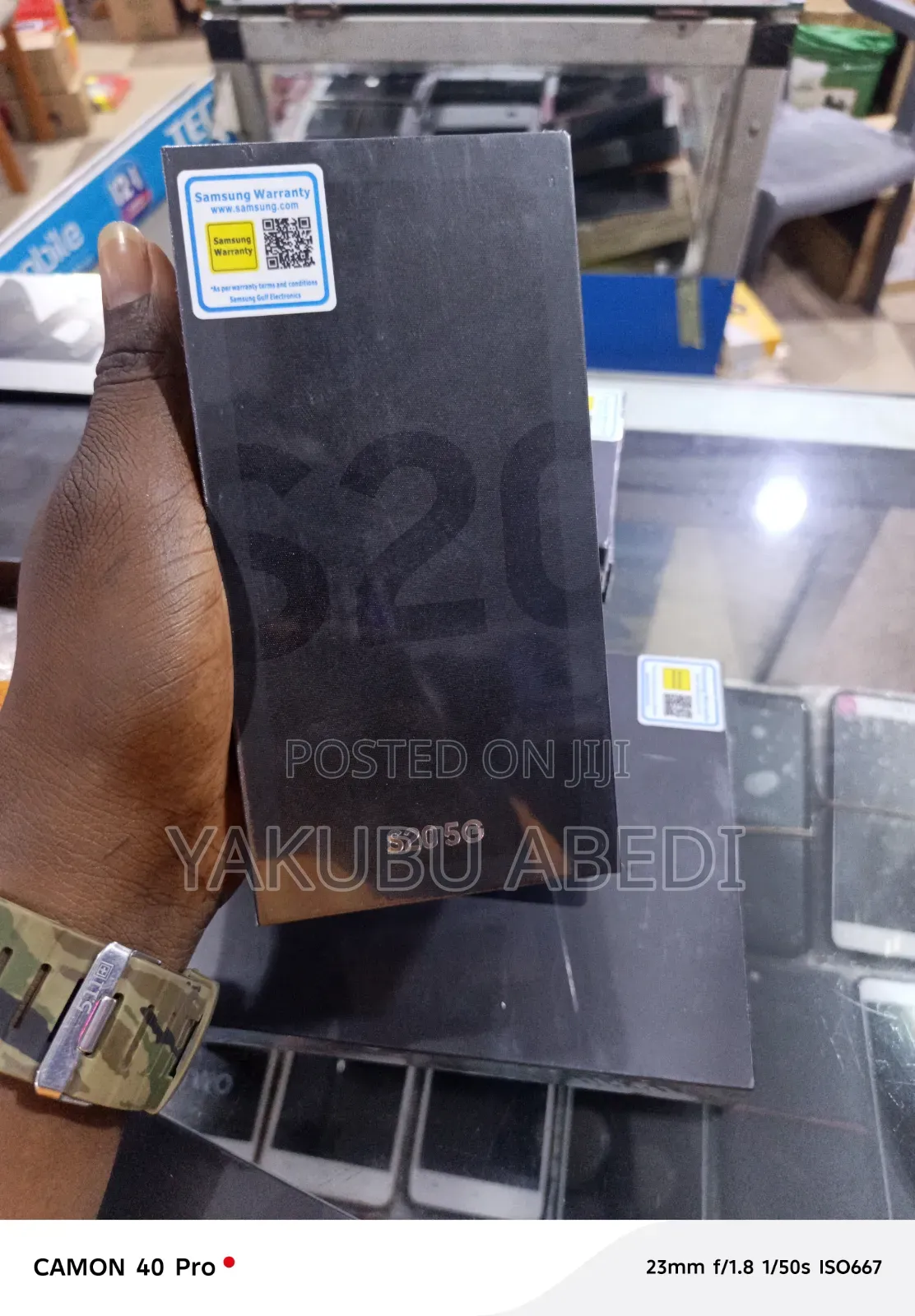 New Samsung Galaxy S20 128 GB Black