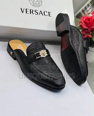 Quality VERSACE Leather Half Shoe