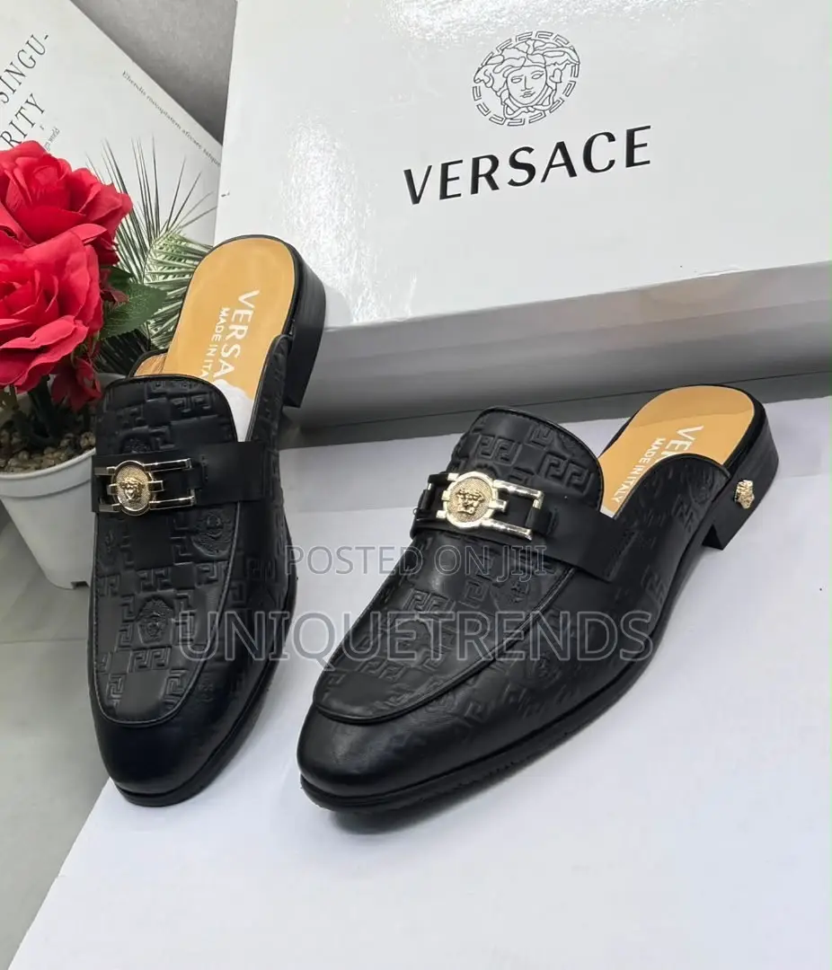 Quality VERSACE Leather Half Shoe