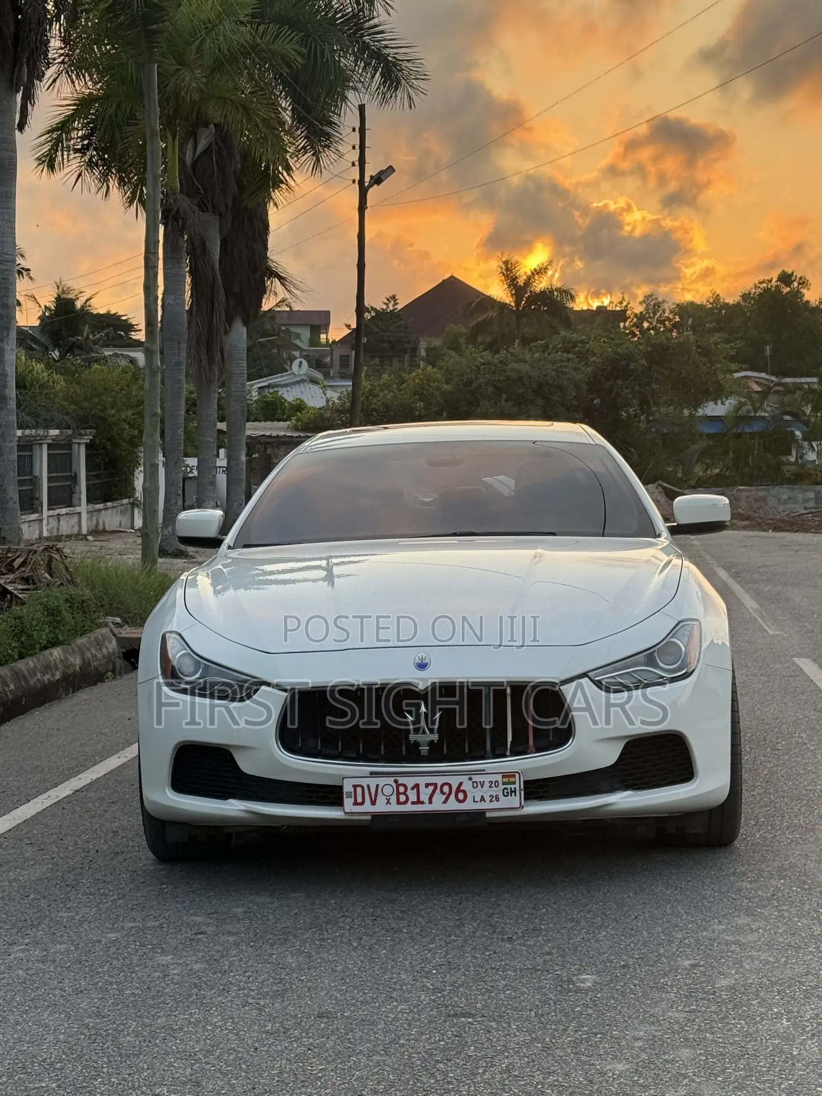 Maserati Ghibli 4dr Sedan (3.0L 6cyl Turbo 8A) 2015 White