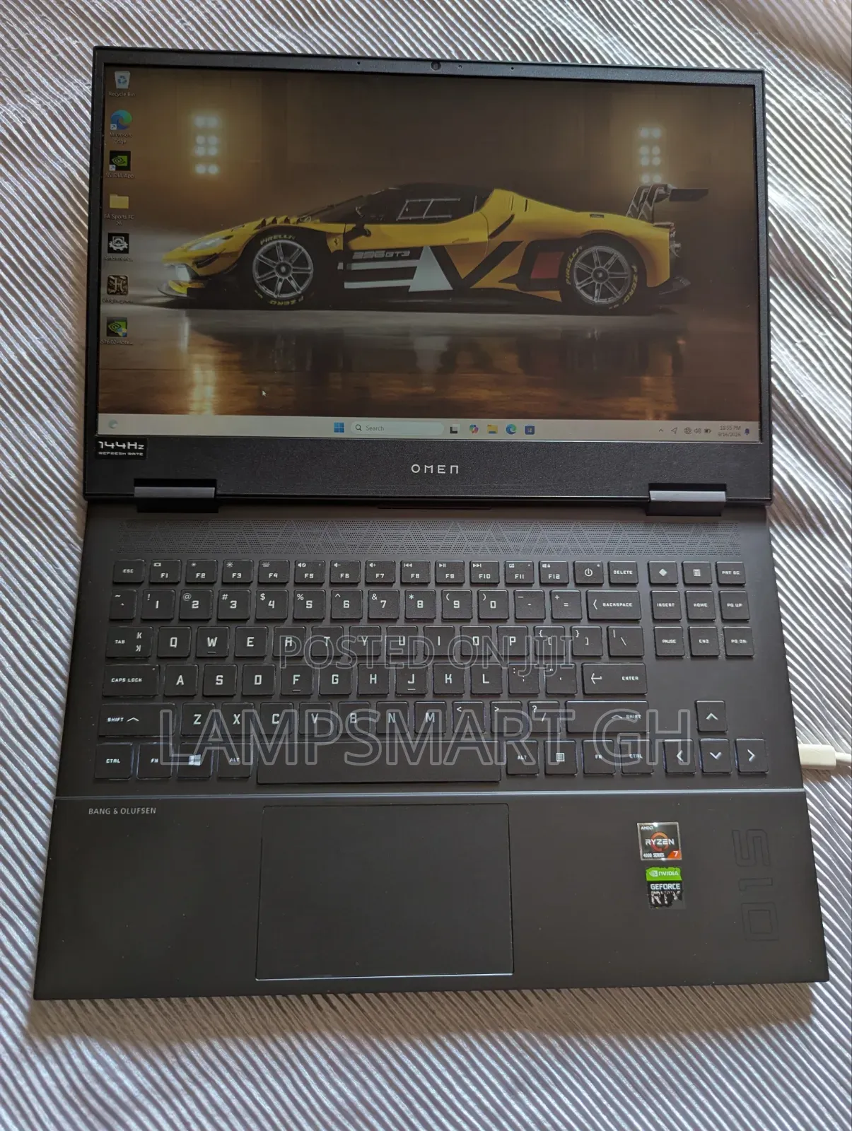Laptop HP Omen 15 8GB AMD Ryzen 7 SSD 256GB