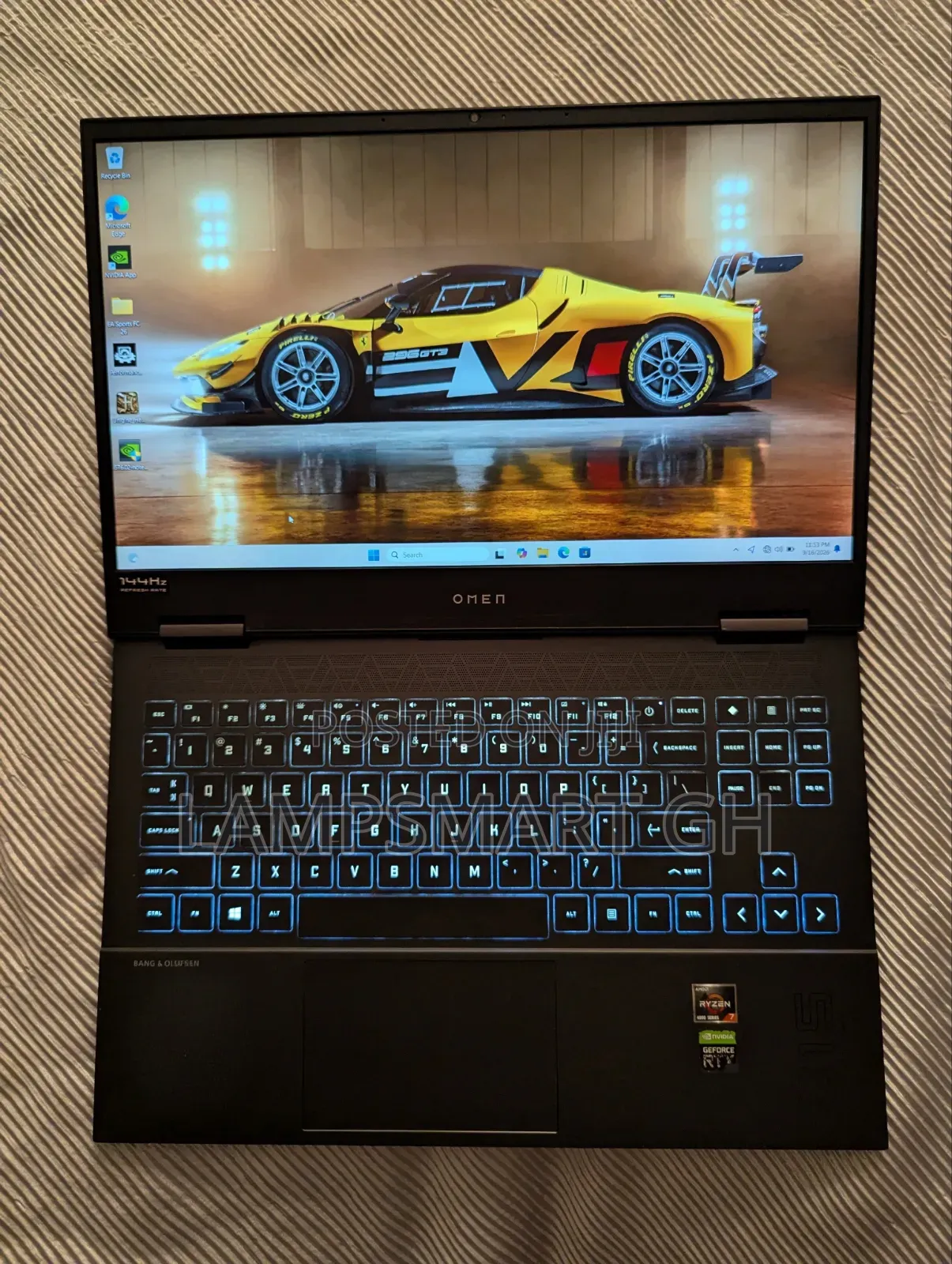 Laptop HP Omen 15 8GB AMD Ryzen 7 SSD 256GB
