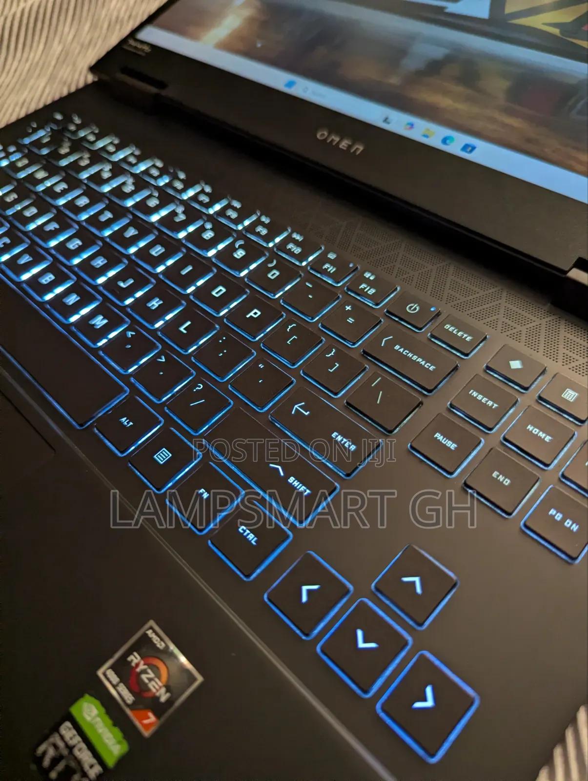 Laptop HP Omen 15 8GB AMD Ryzen 7 SSD 256GB
