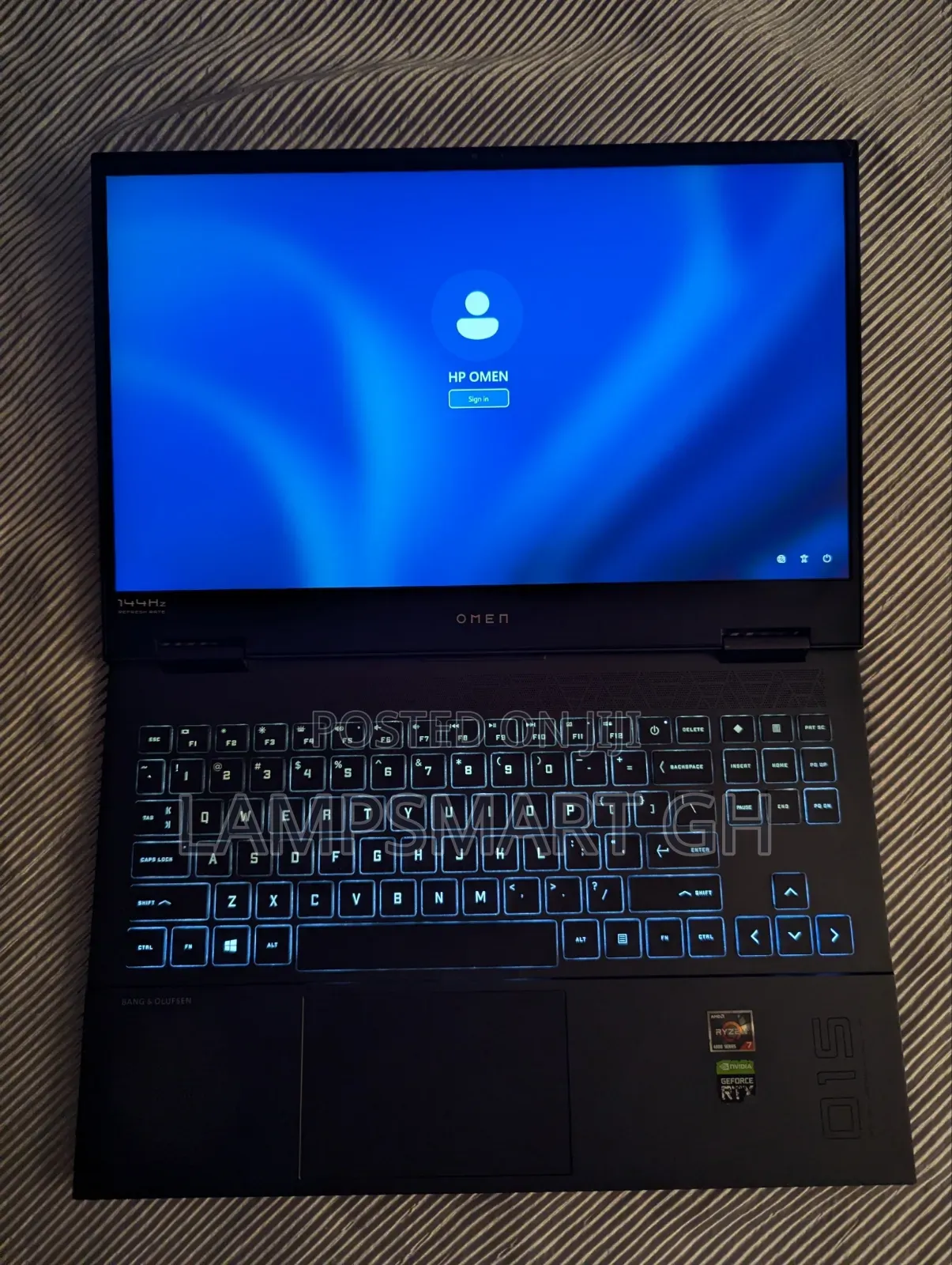Laptop HP Omen 15 8GB AMD Ryzen 7 SSD 256GB