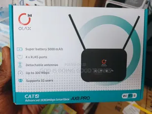 Olax AX8 Pro Universal Sim Router+ Backup Battery