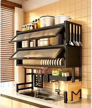 Metallic Plates Rack