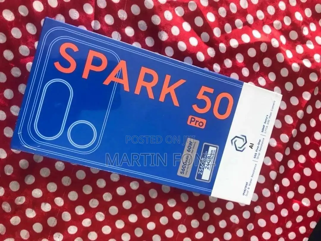 New Tecno Spark 50 Pro 256 GB Blue