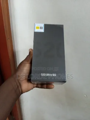 New Samsung Galaxy S20 Ultra 128 GB Black