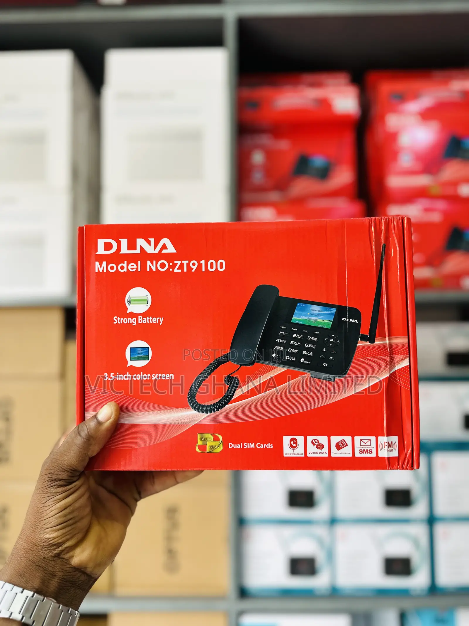 DLNA Dual-Sim GSM Fixed Wireless Desktop Phone,Available at Wholesale