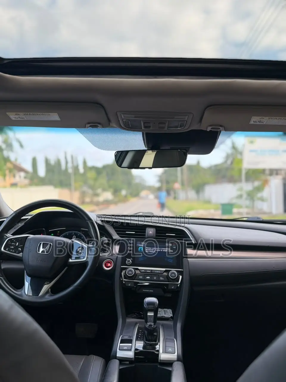 Honda Civic EX-L Sedan 2019 Black