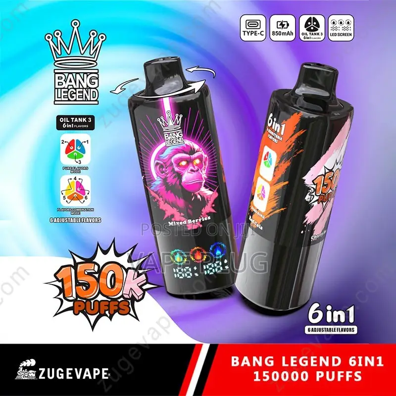 Zugevape Puffs With 6 Different Flavors