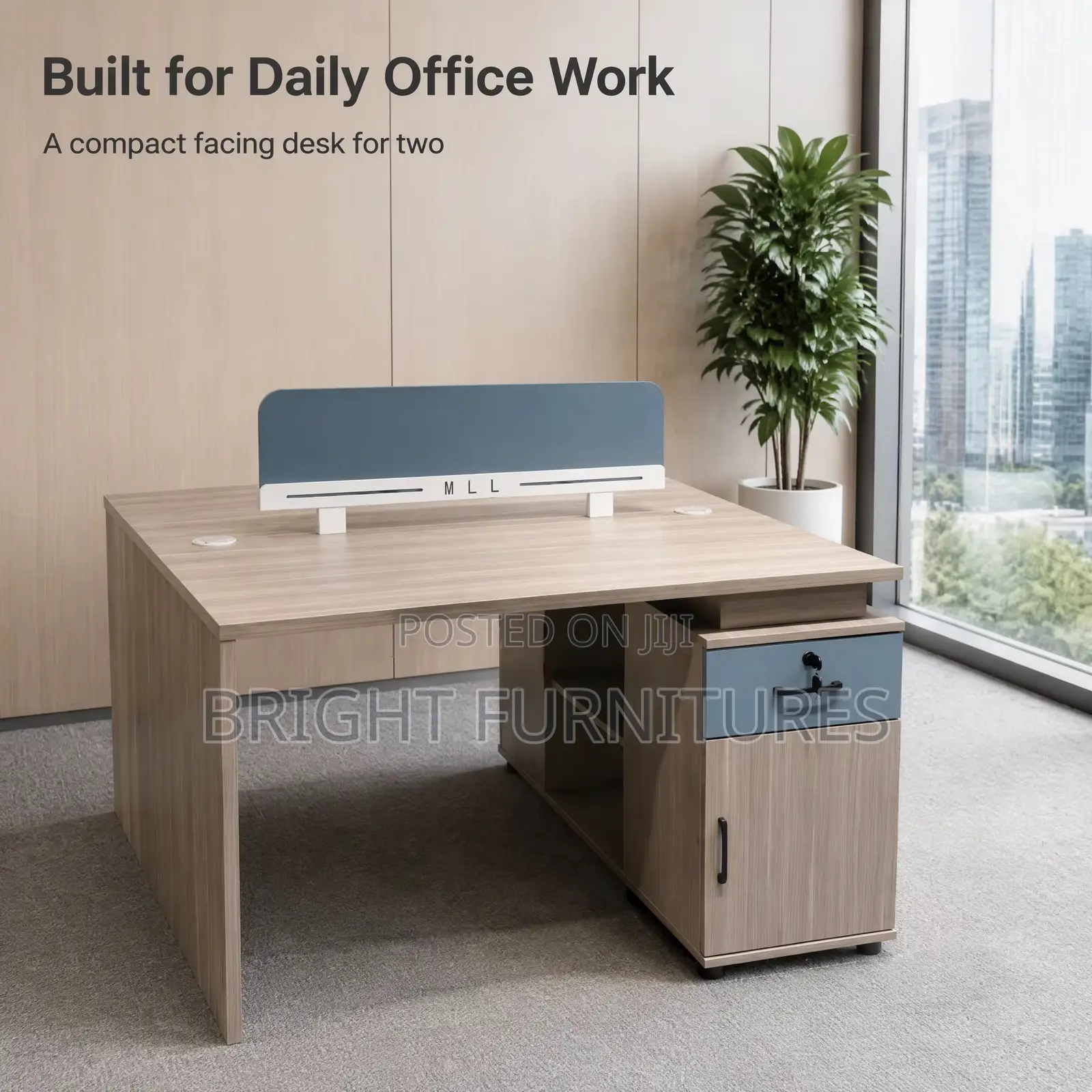 Quality Wooden Workstation (2in1)