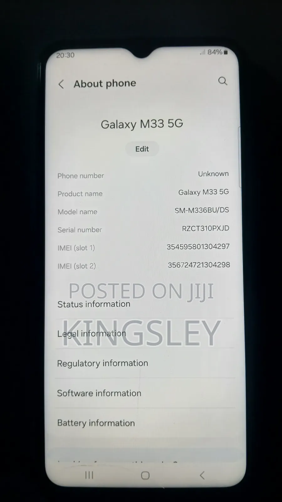 Samsung Galaxy M33 128 GB Green