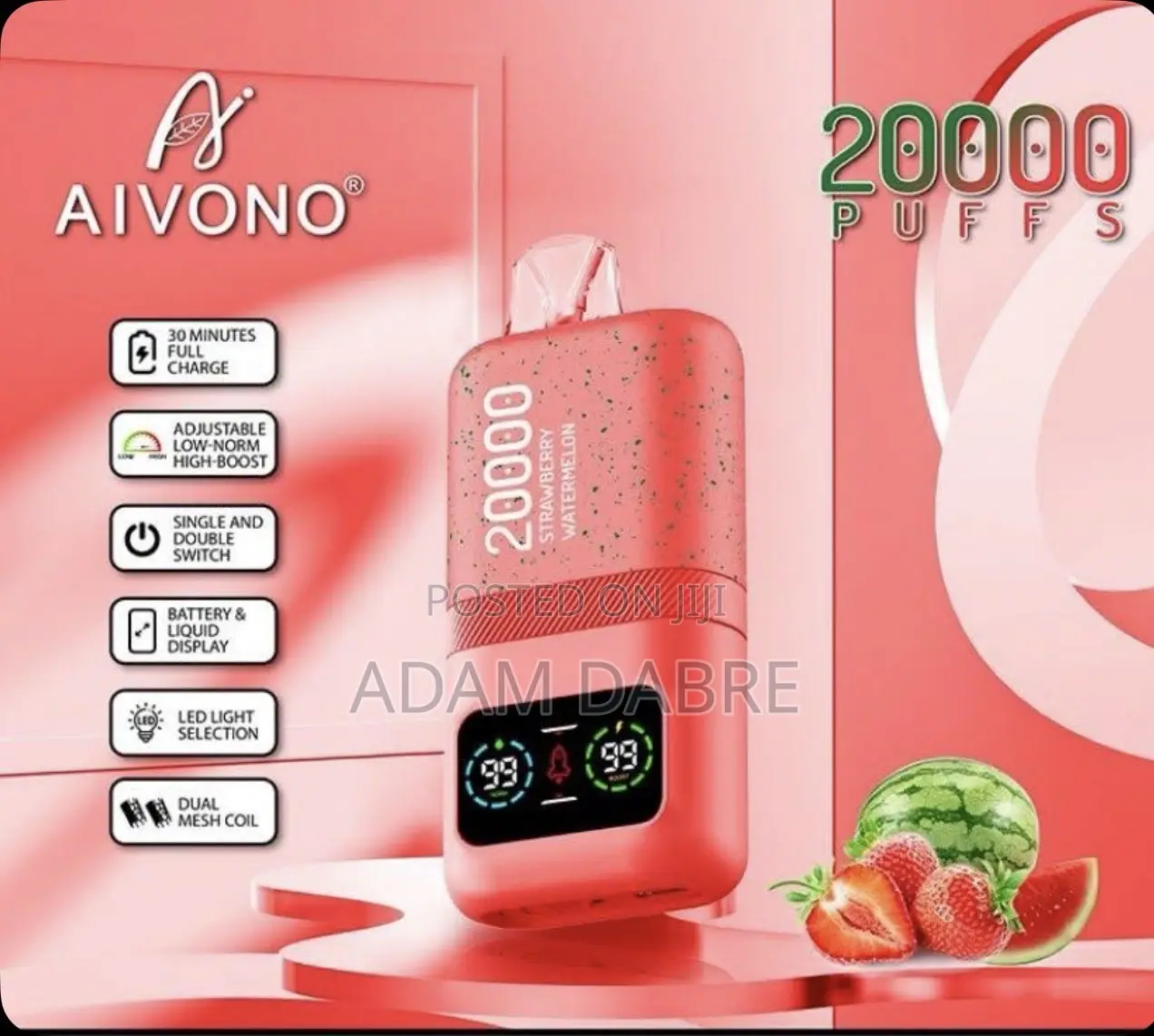 Chargeable Vape 20,000 Puffs