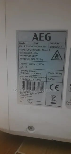 AEG Portable Air Conditioner