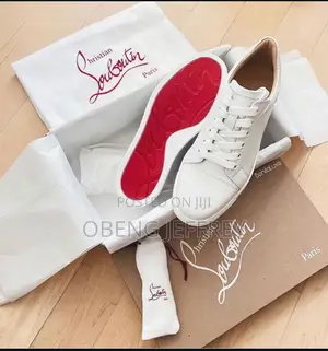 Original Christian Louboutin Junior Low White