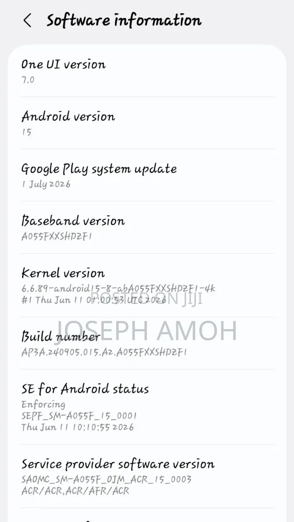 Samsung Galaxy A05 64 GB Green