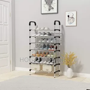 8 Tier Metal Shoe Rack Organizer Up to 24 Shoes- Fast Delivery in 2hrs