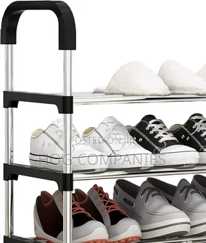 8 Tier Metal Shoe Rack Organizer Up to 24 Shoes- Fast Delivery in 2hrs