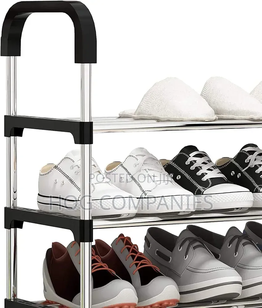 8 Tier Metal Shoe Rack Organizer Up to 24 Shoes- Fast Delivery in 2hrs