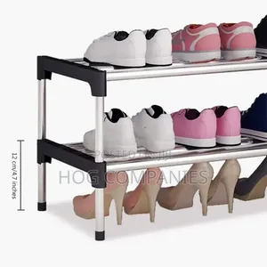 8 Tier Metal Shoe Rack Organizer Up to 24 Shoes- Fast Delivery in 2hrs