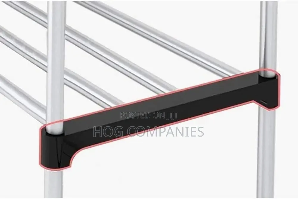 8 Tier Metal Shoe Rack Organizer Up to 24 Shoes- Fast Delivery in 2hrs