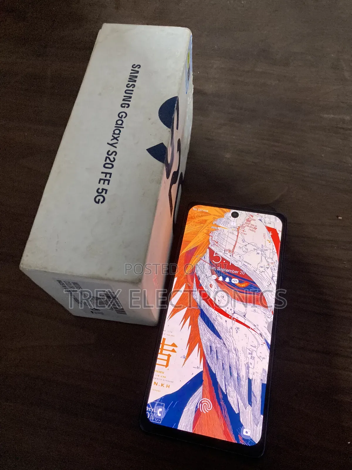 New Samsung Galaxy S20 FE 5G SD865 128 GB Blue