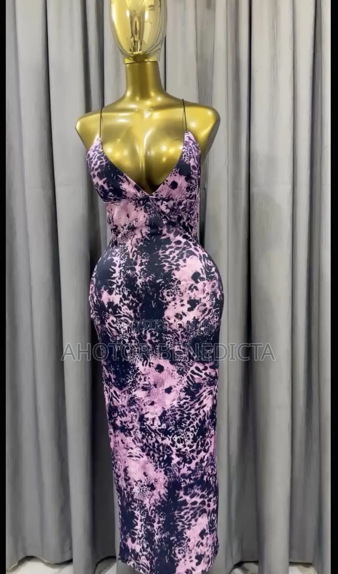 Butterfly Show Back Maxi Dress