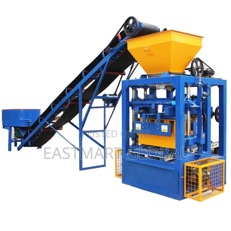 QT4-24 Block Making Machine – Complete Setup and Shipping Inclusive