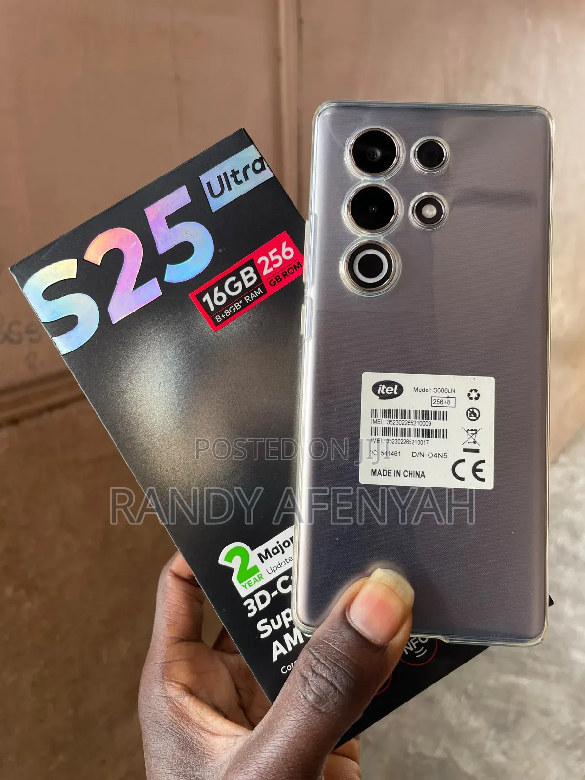 Itel S25 Ultra 256 GB Black