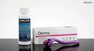 Kirkland Bottle + Derma Roller (Max Your Hair Growth)