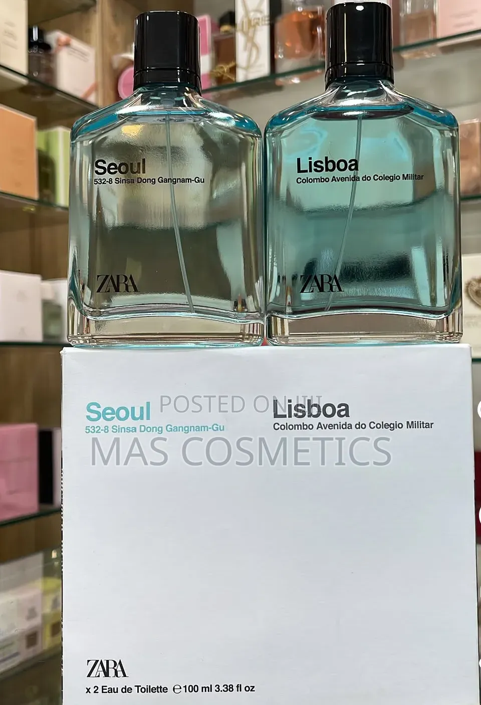 Zara Seoul + Lisboa 100 Ml X 2