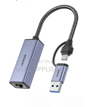 BENFEI USB 3.0/USB-C to Ethernet Adapter RJ45 Network Dongle From USA