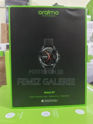 Oraimo Watch GT 1.43" AMOLED 3ATM GPS Smart Watch + 2 Straps