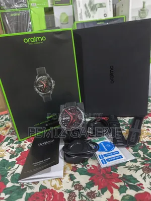 Oraimo Watch GT 1.43" AMOLED 3ATM GPS Smart Watch + 2 Straps