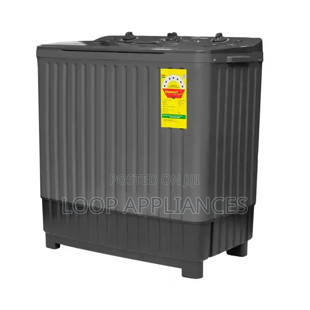 New 8kg Nasco Twin Tub 7 Stars Semi Auto NASTT-JS80 Washing Machine