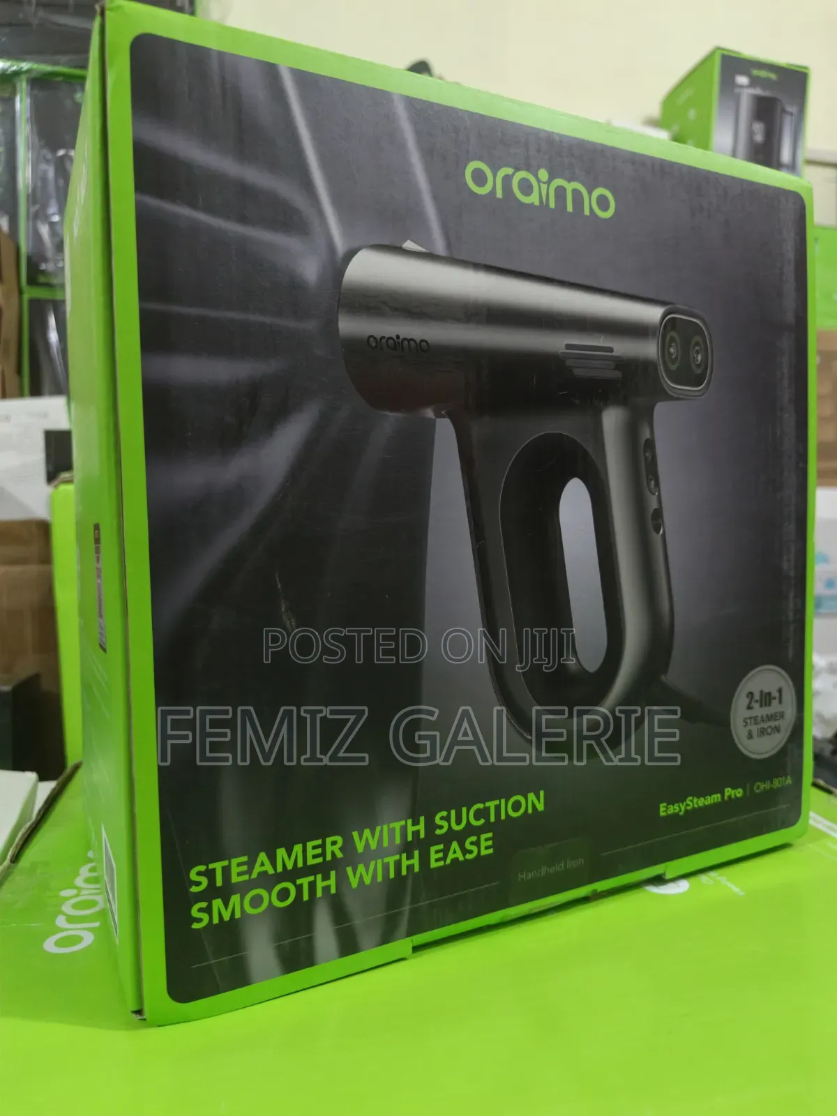 Oraimo EasySteam Pro Self-Attaching Portable Handheld Garment Steamer