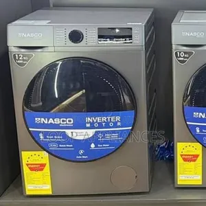 New 12kg Nasco Front Load Fully Auto NASFL-JS12KG-S Washing Machine