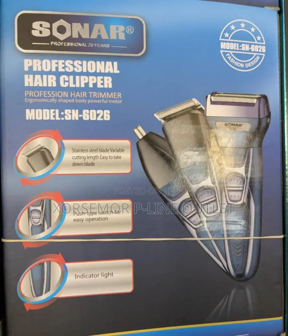 SN-6026 3 in 1 Hair Trimmer